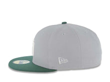 Load image into Gallery viewer, San Diego Padres New Era MLB 59FIFTY 5950 Fitted Cap Hat Gray Crown Green Visor White Logo 1998 World Series Side Patch Green UV Green UV