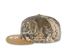 Load image into Gallery viewer, San Diego Padres New Era MLB 59FIFTY 5950 Fitted Cap Hat Real Tree Edge Crown Bronze Visor Metallic Gold Friar Logo Petco Park Side Patch