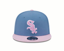 Load image into Gallery viewer, Chicago White Sox New Era MLB 9FIFTY 950 Snapback Cap Hat Dark Sky Blue Crown Pink Visor Pink/White Logo (2-Tone Color Pack)