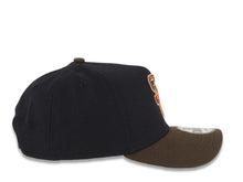 Load image into Gallery viewer, San Diego Padres New Era MLB 9FORTY 940 Adjustable A-Frame Cap Hat Navy Blue Crown Brown Visor Brown/Orange Logo
