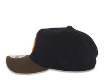 Load image into Gallery viewer, San Diego Padres New Era MLB 9FORTY 940 Adjustable A-Frame Cap Hat Navy Blue Crown Brown Visor Brown/Orange Logo