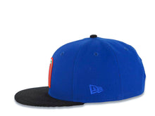 Load image into Gallery viewer, Mexico New Era 9FIFTY 950 Snapback Cap Hat Royal Blue Crown Black Visor Team Color Logo Mexico Flag Side Patch Gray UV