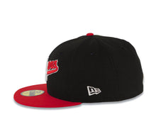 Load image into Gallery viewer, (Youth) Los Angeles Dodgers New Era MLB 59FIFTY 5950 Kid Fitted Cap Hat Black Crown Red Visor Green/White/Red Script/Text Logo Mexico Flag Side Patch
