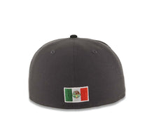 Load image into Gallery viewer, Mexico New Era WBC 59FIFTY 5950 Fitted Cap Hat Dark Gray Crown Black Visor Team Color Logo