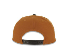 Load image into Gallery viewer, Mexico New Era WBC 9FIFTY 950 Snapback Cap Hat Brown Crown Black Visor Khaki/Black/Metallic Gold Logo Mexico Flag Side Patch Wheat UV