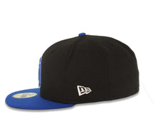 Load image into Gallery viewer, (Youth) San Diego Padres New Era MLB 59FIFTY 5950 Kid Fitted Cap Hat Black Crown Royal Blue Visor Royal Blue/White Logo
