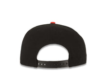 Load image into Gallery viewer, San Diego Padres New Era MLB 9FIFTY 950 Snapback Cap Hat Black Crown Red Visor Metallic Red/White/Gold Logo 40th Anniversary Side Patch Gray UV