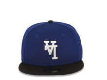 Load image into Gallery viewer, Los Angeles Dodgers New Era MLB 59FIFTY 5950 Fitted Cap Hat Royal Blue Crown Black Visor White Upside Down Logo Gray UV