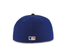 Load image into Gallery viewer, Los Angeles Dodgers New Era MLB 59FIFTY 5950 Fitted Cap Hat Royal Blue Crown Black Visor White Upside Down Logo Gray UV