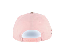 Load image into Gallery viewer, San Diego Padres New Era MLB 9FORTY 940 Adjustable A-Frame Cap Hat Pink Crown Brown Visor Metallic Gold/Brown Logo Flower/Rose Side Patch Gray UV