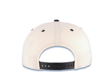 Load image into Gallery viewer, San Diego Padres New Era MLB 9FIFTY 950 Snapback Cap Hat Cream Crown Black Visor White/Black Logo 25th Anniversary Side Patch Green UV