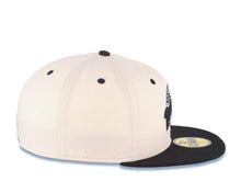 Load image into Gallery viewer, San Diego Padres New Era MLB 59FIFTY 5950 Fitted Cap Hat Cream Crown Black Visor Black/White Logo Baseball Club Green UV