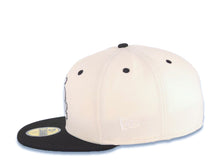 Load image into Gallery viewer, Chicago White Sox New Era MLB 59FIFTY 5950 Fitted Cap Hat Cream Crown Black Visor White/Black Logo Batterman Batty Side Patch Green UV