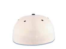 Load image into Gallery viewer, Chicago White Sox New Era MLB 59FIFTY 5950 Fitted Cap Hat Cream Crown Black Visor White/Black Logo Batterman Batty Side Patch Green UV