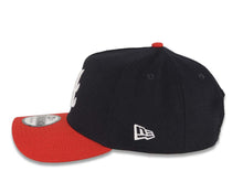 Load image into Gallery viewer, Atlanta Braves New Era MLB 9FORTY 940 Adjustable A-Frame Cap Hat Navy Blue Crown Red Visor White Logo Gray UV