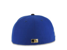 Load image into Gallery viewer, San Diego Padres New Era MLB 59FIFTY 5950 Fitted Cap Hat Royal Blue Crown Black Visor White/Sky Blue Logo 1998 World Series Side Patch Sky Blue UV
