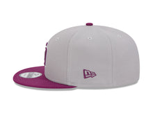 Load image into Gallery viewer, San Diego Padres New Era MLB 9FIFTY 950 Snapback Cap Hat Gray Crown Purple Visor Purple/White Logo (Color Pack)