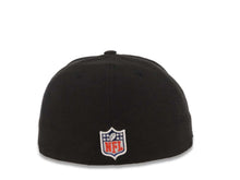 Load image into Gallery viewer, San Francisco 49ers New Era 59FIFTY 5950 Fitted Cap Hat Black Crown/Visor Team Color Logo Super Bowl Side Patch