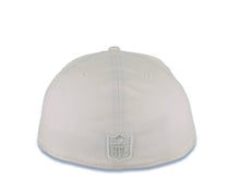 Load image into Gallery viewer, Oakland Raiders New Era NFL 59FIFTY 5950 Fitted Cap Hat White Crown/Visor Gray Logo