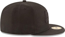 Load image into Gallery viewer, Seattle Seahawks New Era NFL 59FIFTY 5950 Fitted Cap Hat Black Crown/Visor Black Logo