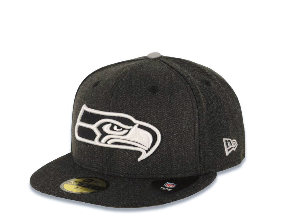 Seattle Seahawks New Era NFL 59FIFTY 5950 Fitted Heather Cap Hat - Main Image