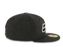 Load image into Gallery viewer, Seattle Seahawks New Era NFL 59FIFTY 5950 Fitted Heather Cap Hat Gray/Black Crown/Visor Black/White Logo