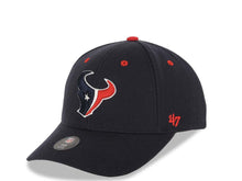 Load image into Gallery viewer, Houston Texans '47 Brand NFL MVP Adjustable Cap Hat Navy Blue Crown/Visor Team Color Logo