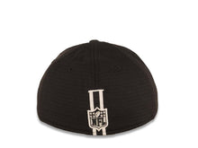 Load image into Gallery viewer, New Orleans Saints New Era NFL 39THIRTY 3930 Flexfit Cap Hat Black Crown/Visor Team Color Logo (2018 Training)