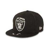 Load image into Gallery viewer, Las Vegas Raiders New Era NFL 9FIFTY 950 Snapback Cap Hat Black Crown/Visor Team Color Logo