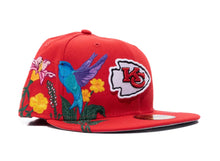 Load image into Gallery viewer, Kansas City Chiefs New Era NFL 59FIFTY 5950 Fitted Cap Hat Red Crown/Visor Team Color Logo (Blooming)