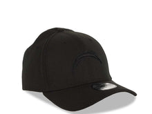 Load image into Gallery viewer, Los Angeles Chargers New Era NFL 39THIRTY 3930 Flexfit Cap Hat Black Crown/Visor Black Logo