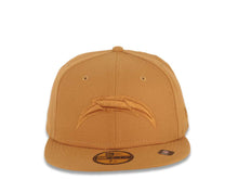 Load image into Gallery viewer, Los Angeles Chargers New Era NFL 59FIFTY 5950 Fitted Cap Hat Wheat Crown/Visor Wheat Logo