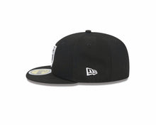 Load image into Gallery viewer, (Youth) Las Vegas Raiders New Era 59FIFTY 5950 Kid Fitted Cap Hat Black Crown/Visor Team Color Logo