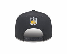 Load image into Gallery viewer, Pittsburgh Steelers New Era NFL 9FIFTY 950 Snapback Cap Hat Dark Gray Crown/Visor Team Color Logo Steel City Football (2024 Draft)