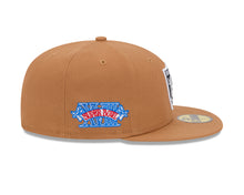 Load image into Gallery viewer, Las Vegas Raiders New Era NFL 59FIFTY 5950 Fitted Cap Hat Light Brown Crown/Visor Team Color Logo (Super Bowl 18)