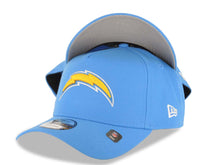 Load image into Gallery viewer, Los Angeles Chargers New Era NFL 9FORTY 940 Adjustable A-Frame Cap Hat Sky Blue Crown/Visor Team Color Logo