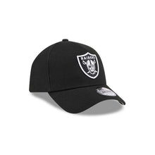 Load image into Gallery viewer, Las Vegas Raiders New Era NFL 9FORTY 940 Adjustable A-Frame Cap Hat Black Crown/Visor Team Color Logo