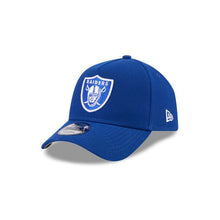 Load image into Gallery viewer, Las Vegas New Era NFL 9FORTY 940 Adjustable A-Frame Cap Hat Royal Blue Crown/Visor White/Royal Blue Logo