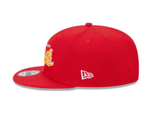 Load image into Gallery viewer, Kansas City Chiefs New Era NFL 9FIFTY 950 Snapback Cap Hat Red Crown/Visor Yellow Text/Script Logo