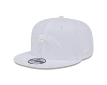 Load image into Gallery viewer, Los Angeles Chargers New Era NFL 9FIFTY 950 Snapback Cap Hat White Crown/Visor White Logo