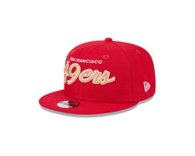 Load image into Gallery viewer, (Youth) San Francisco New Era NFL9FIFTY 950 Kid Snapback Cap Hat Red Crown/Visor Team Color Text/Script Logo