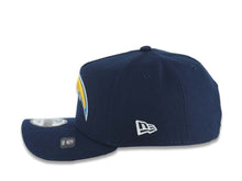 Load image into Gallery viewer, Los Angeles Chargers New Era NFL 9FORTY 940 Adjustable A-Frame Cap Hat Navy Blue Crown/Visor Team Color Logo Gray UV