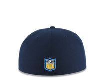 Load image into Gallery viewer, Los Angeles Chargers New Era NFL 59FIFTY 5950 Fitted Cap Hat Navy Blue Crown/Visor Team Color Skull Logo Gray UV