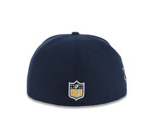 Load image into Gallery viewer, Los Angeles Chargers New Era NFL 59FIFTY 5950 Fitted Cap Hat Navy Blue Crown/Visor White/Navy Blue/Yellow Logo 2 Palm Trees Probowl 2004 Side Patch