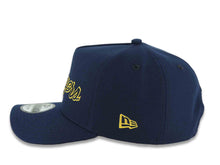 Load image into Gallery viewer, Los Angeles Chargers New Era NFL 9FORTY 940 Adjustable A-Frame Cap Hat Navy Blue Crown/Visor Navy Blue/Yellow Script/Text Logo Gray UV
