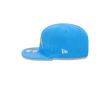 Load image into Gallery viewer, (Infant) Los Angeles Chargers New Era NFL 9FIFTY 950 Snapback Cap Hat Sky Blue Crown/Visor Yellow/Sky Blue/White Logo Sky Blue UV (My1st First)