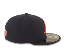 Load image into Gallery viewer, Chicago Bears New Era NFL 59FIFTY 5950 Fitted Cap Hat Navy Blue Crown/Visor Orange B Logo