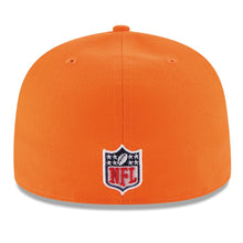 Load image into Gallery viewer, Denver Broncos New Era NFL 59FIFTY 5950 Fitted Cap Hat Orange Crown/Visor Team Color Logo (2016 Sideline)