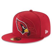 Load image into Gallery viewer, Arizona Cardinals New Era NFL 9FIFTY 950 Fitted Cap Hat Maroon Crown/Visor Team Color Logo (2016 Sideline)