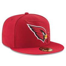 Load image into Gallery viewer, Arizona Cardinals New Era NFL 9FIFTY 950 Fitted Cap Hat Maroon Crown/Visor Team Color Logo (2016 Sideline)